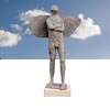Man Angel with Clouds